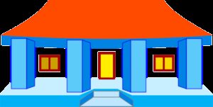 school, house, building